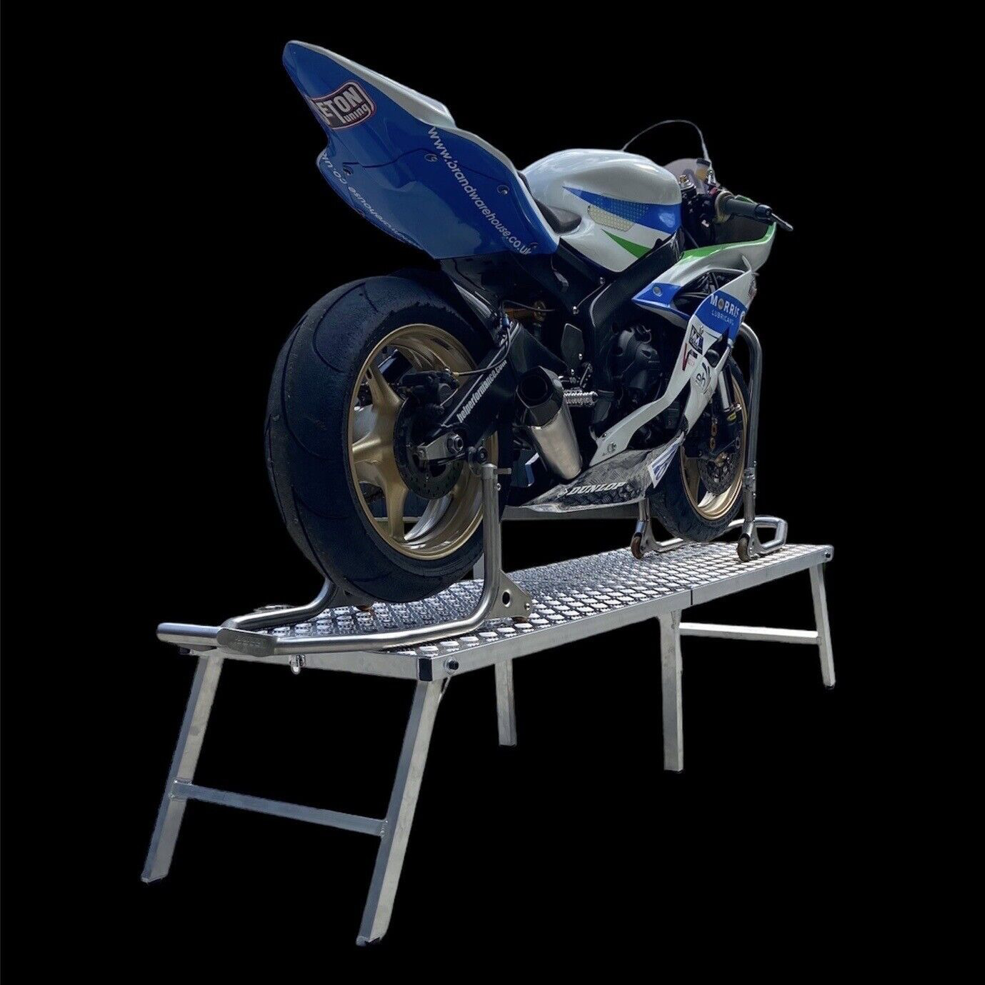 Aluminium Lightweight Folding Motorcycle Work Bench